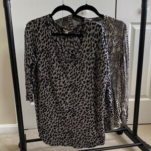 Joie Animal Print Tops (2)
